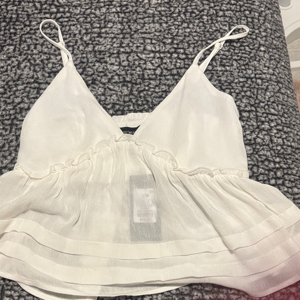 Elegant White Women's Top